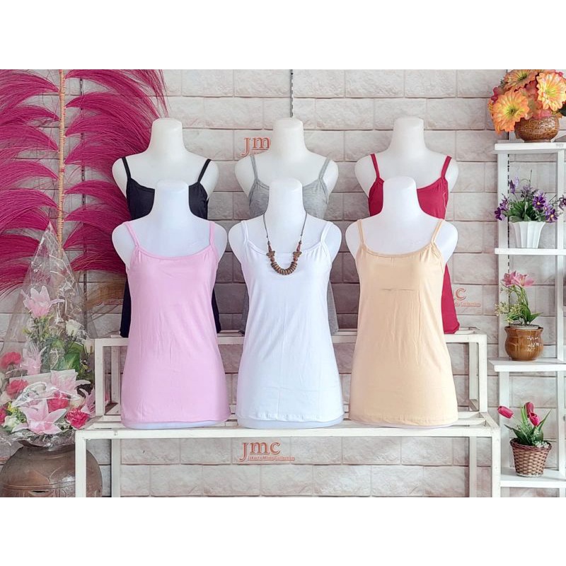 Tangtop Tali Kecil Jumbo (Mosi Mosi)