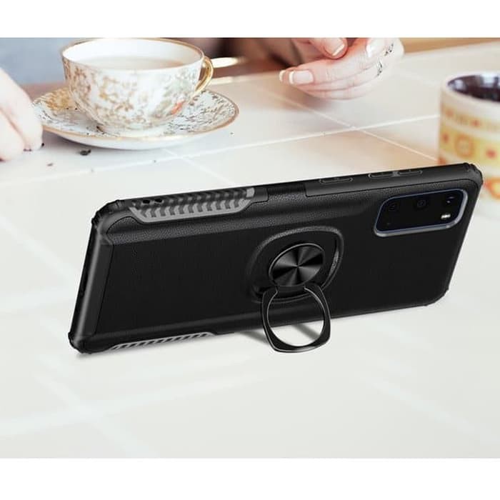 Samsung S20 Plus / S20 Ultra Soft Case Hybrid Ring Stand Cover