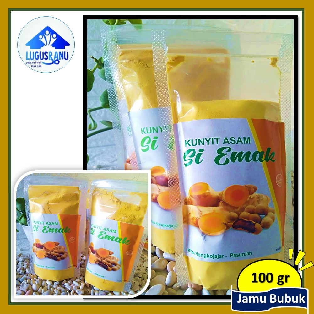 

KUNYIT ASAM BUBUK 100 gr Instan Murni 100% Tanpa Campuran | Alami herbal