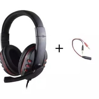 Headphone Gaming super Bass Headset With Mic Support PC GM-002