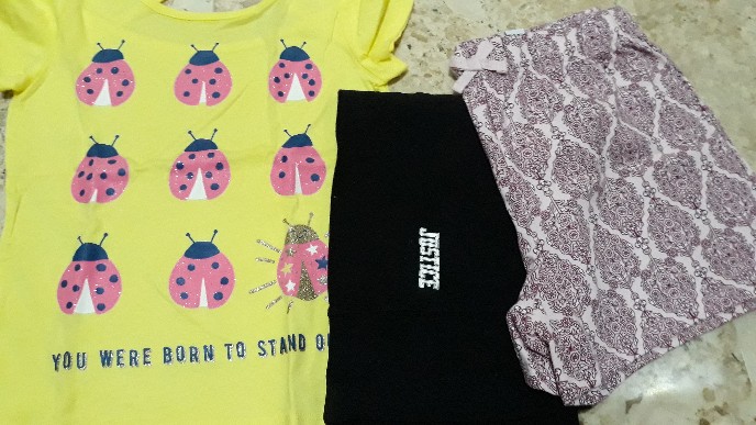 Place Shorts Girl Pink Batik