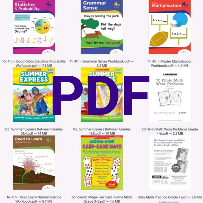 Jual 1000 Halaman Grade 4 Modul Belajar Anak Kelas 4 Sd Math Matematika Grammar Vocabulary Indonesia|Shopee Indonesia