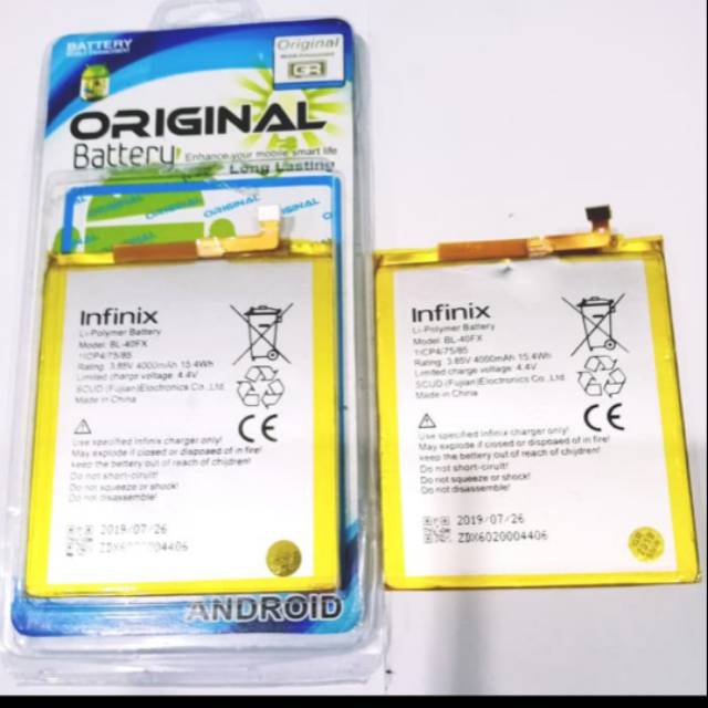 Baterai Batere Battery original infinix BL-40FX/infinix Zero 4plus/X602/X603/X547