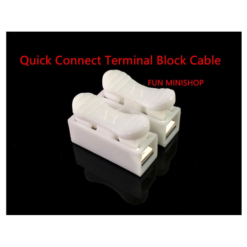 Quick Connect Terminal Block Cable / Terminal krustin Sambung Cepat 2P