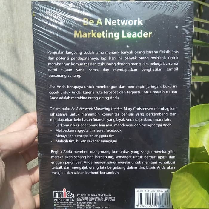 Buku Bisnis Mlm Be A Network Marketing Leader Mary Christensen Shopee Indonesia
