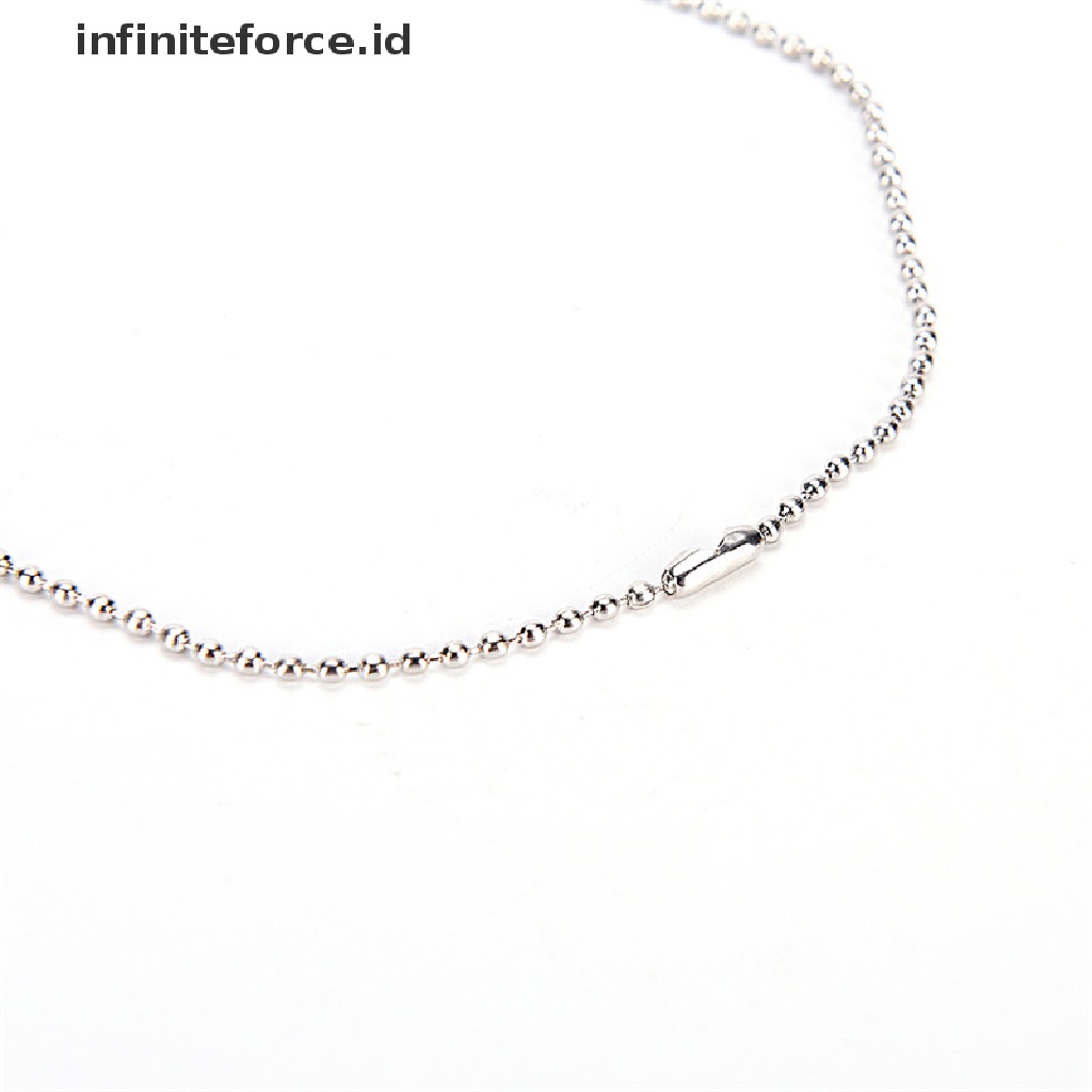 Kalung Pisau Cukur Bahan Stainless Steel Untuk Pria