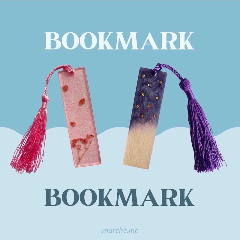 

Bookmark/Pembatas Buku Resin