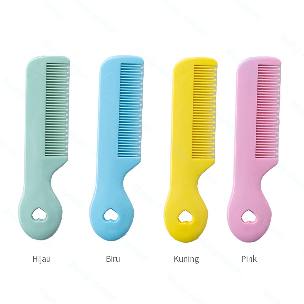 RELIABLE sisir dan sikat| brush &amp; comb lucu bayi anak nilon halus 2 in 1