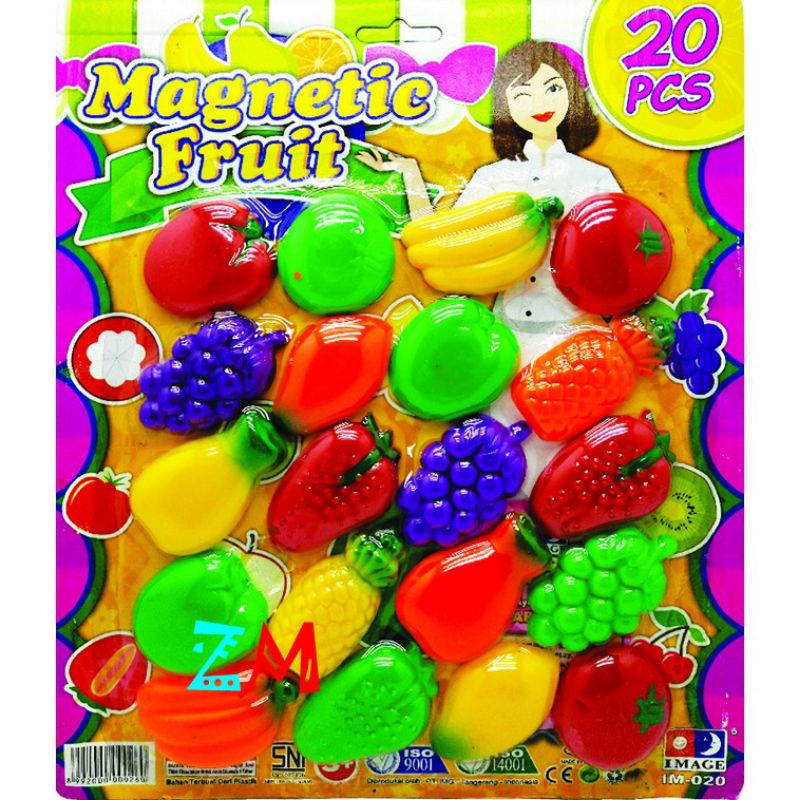 MAINAN ANAK MAGNETIC FRUIT TEMPELAN KULKAS BUAH IM020 hiasan kulkas