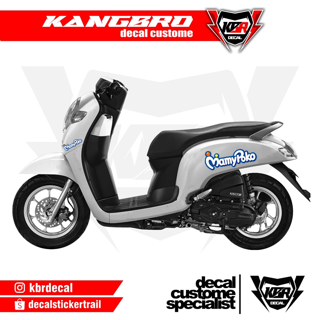 Stiker Scoopy Striping Scoopy Mamy Poko
