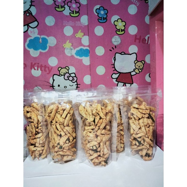 

Basreng pedas manis daun jeruk
