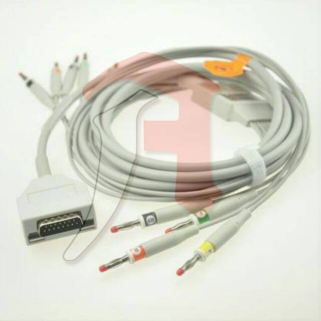 Ecg Cable / Kabel Ecg Fukuda ME 10 Lead Banana Plug