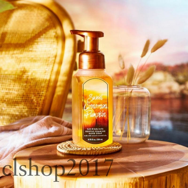 BATH AND BODY WORKS BBW SWEET CINNAMON PUMPKIN SERIES MIST LOTION SHOWER GEL BODY CREAM HAND CREAM SHOWER GEL BODY CREAM LOTION MIST WASH WALLFLOWER ROOMSPRAY SCENTPORTABLE GENTLE GEL DEEP CLEANSING GENTLE FOAMING CREAMY LUXE