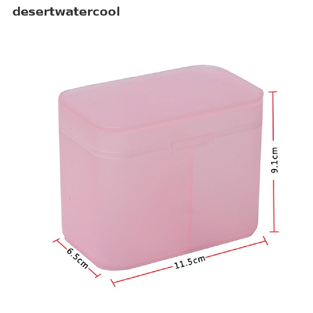 Deid Kotak Organizer Kapas Makeup / Kosmetik Dua Kompartemen