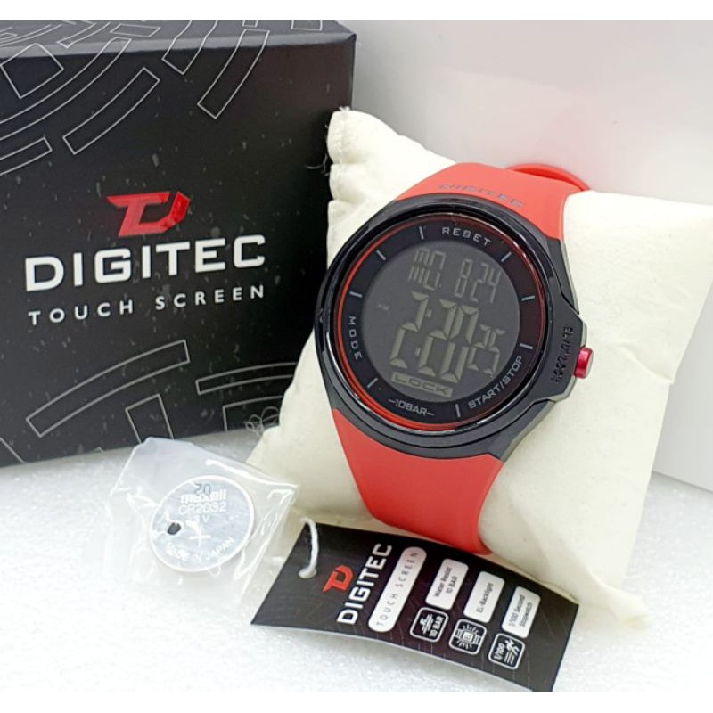 JAM TANGAN DIGITEC 3086 TOUCH SCREEN RUBBER ORIGINAL