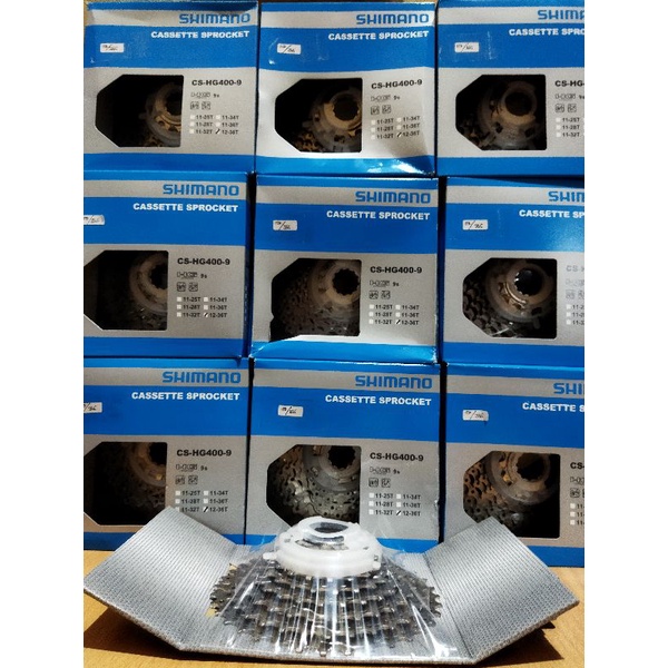 SPROKET SHIMANO 9 SPEED 12-36T CS-HG400-9 CASSETE