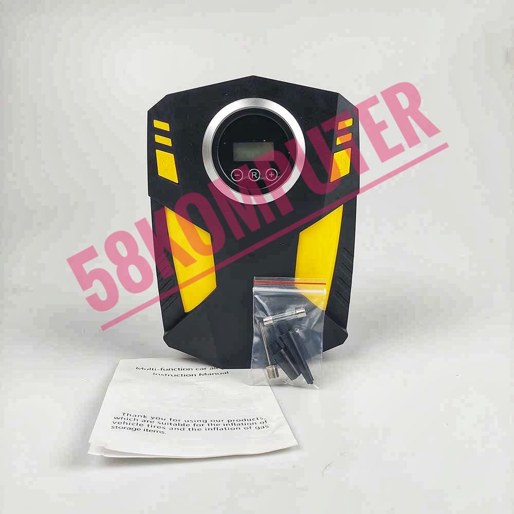 Pompa Mobil Elektrik Portable Pompa Ban Motor Truk  Bus Elektrik 150psi LCD Display POMPA BAN SERBAGUNA COMPRESOR PORTABLE