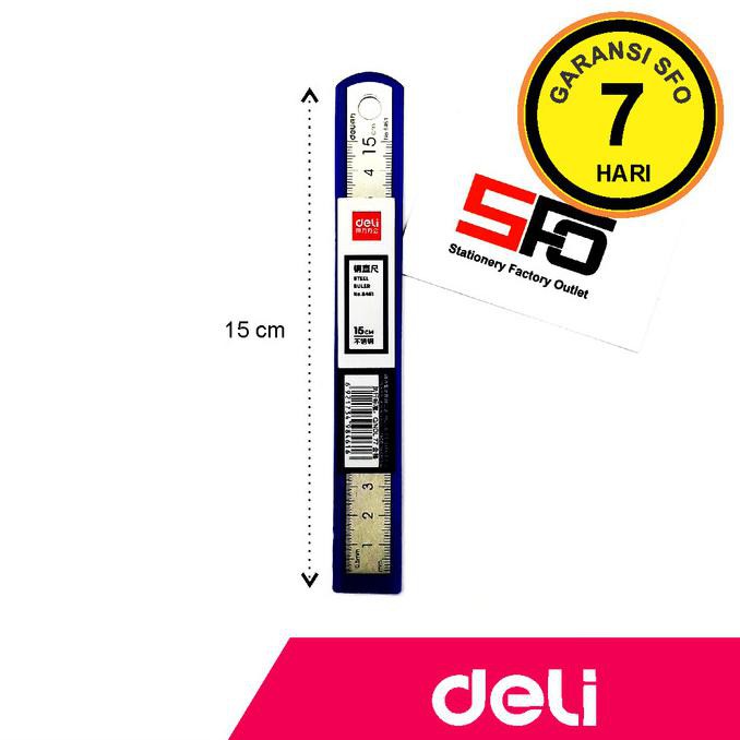 

Ready Oke] Penggaris Besi Deli 15Cm (No.8461)