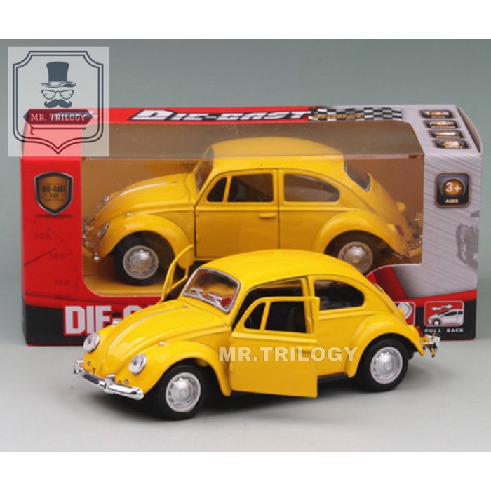 DIECAST MOBIL / MOBIL MAINAN DAN PAJANGAN VOLKSWAGEN BEETLE | HADIAH DIE CAST MOBIL CLASSIC