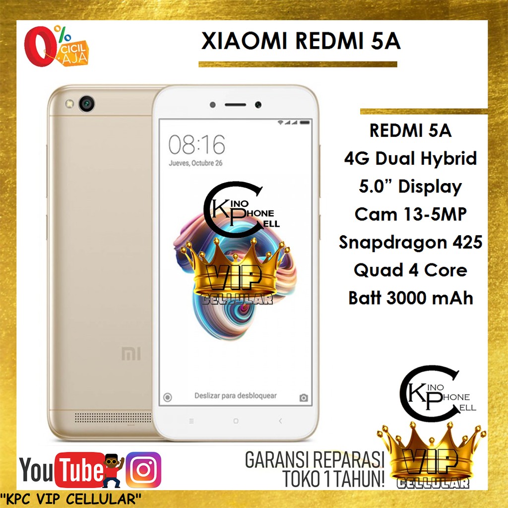 Xiaomi Redmi 5A 16GB 2GB - 32GB 3 GB RAM MSM 8 9 1 7