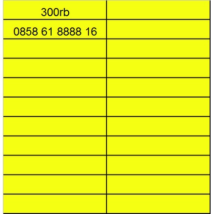 Nomor cantik im3 kartu perdana indosat nocan oredo prabayar gsm 10 digit murah mentari 3g 4g nanoo