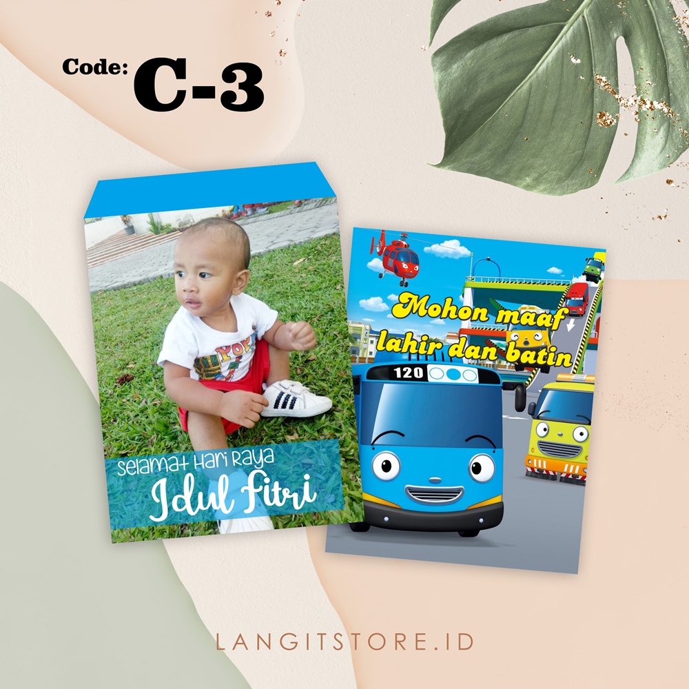 

C-3 AMPLOP LEBARAN / AMPLOP FOTO / AMPLOP CUSTOM / AMPLOP UNIK / ANGPAO LEBARAN / AMPLOP LUCU