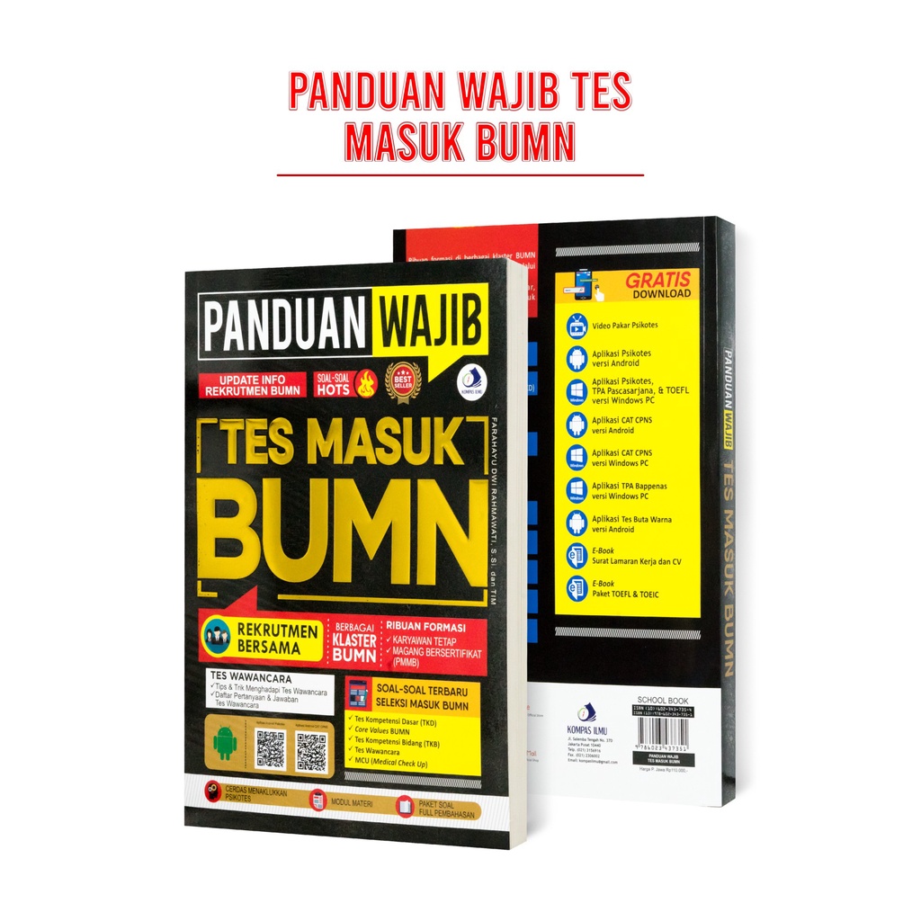 Jual Buku Panduan Wajib Tes Masuk BUMN / Update Info Rekrutmen Bumn ...