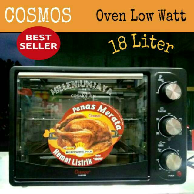 OVEN LISTRIK COSMOS CO 9918 LOW WATT