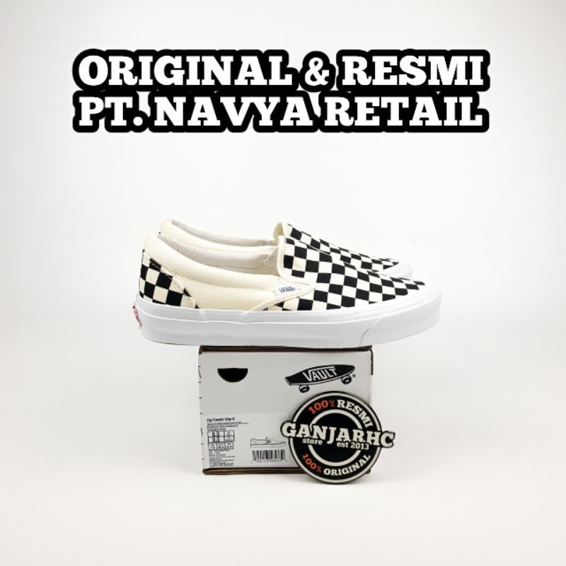 Sneakers Vans Vault OG Slip On Checkerboard SS 2020 Original Resmi PT Navya