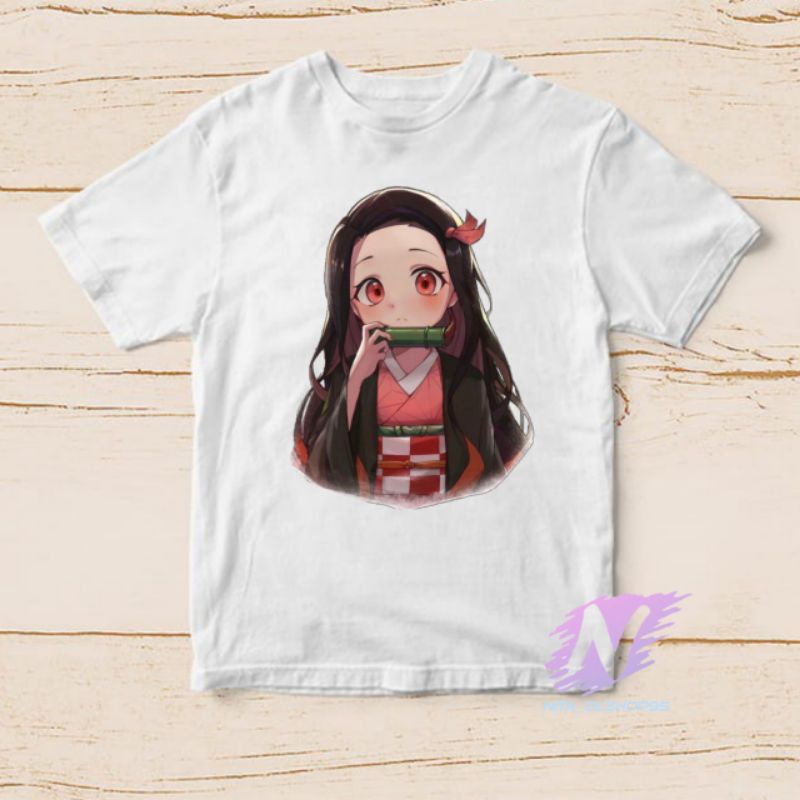 kaos anime nizuko demon slayer kimetsu baju anak anime series