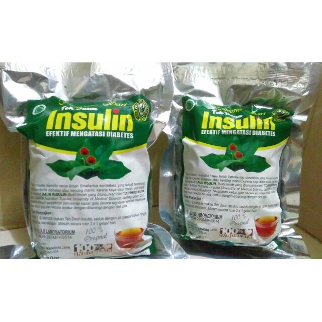 Teh Seduh / Tubruk Daun Insulin "Kencono Sari" Untuk