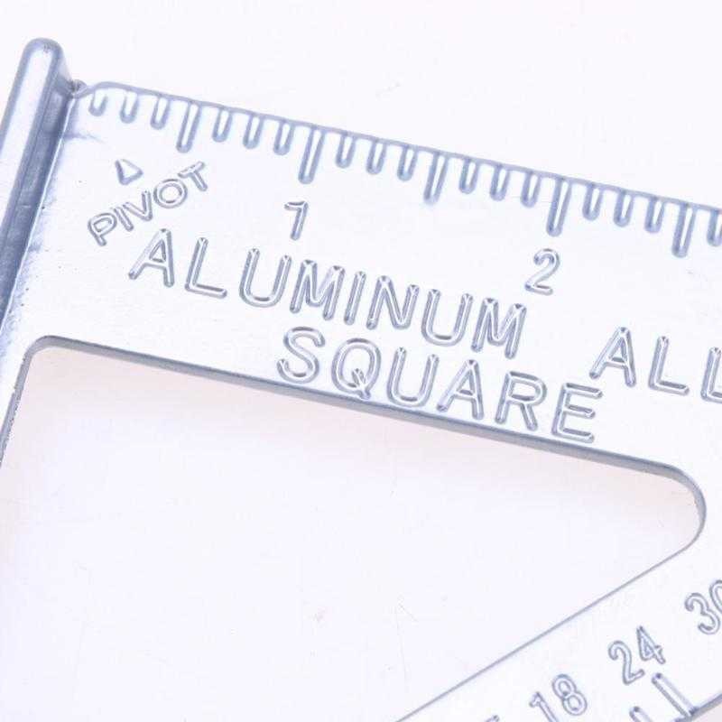 Bayar Ditempat Taffware Penggaris Siku Mistar Triangle Ruler Aluminium - VK18