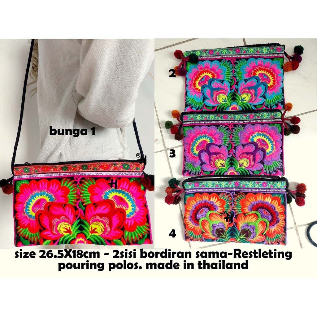 tas bordiran import/tas thailand/tas slempang/