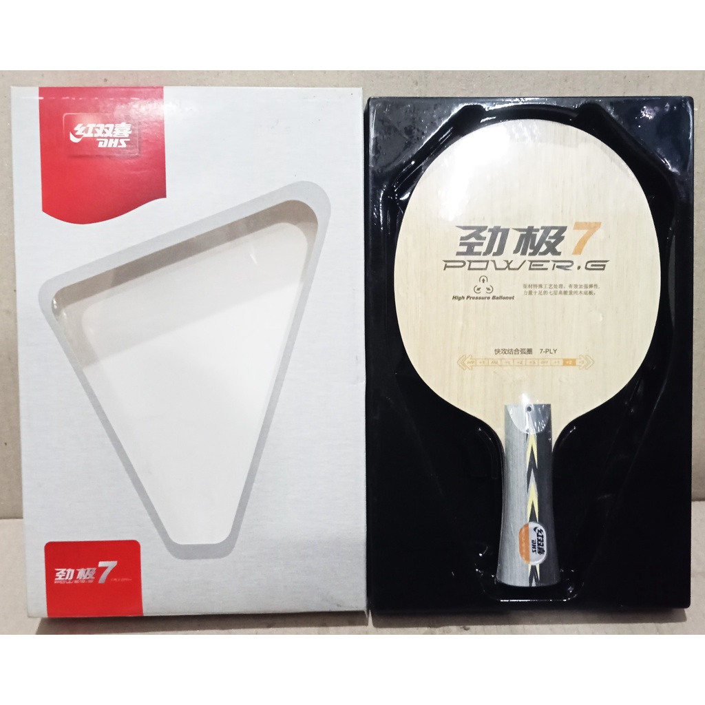 Kayu Bet DHS POWER G 7  Kayu Bet Pingpong PG 7 Original