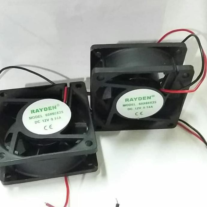 Kipas DC 220V 6cm x 6cm Fan DC 12V RTRAVO2 Ayo Beli