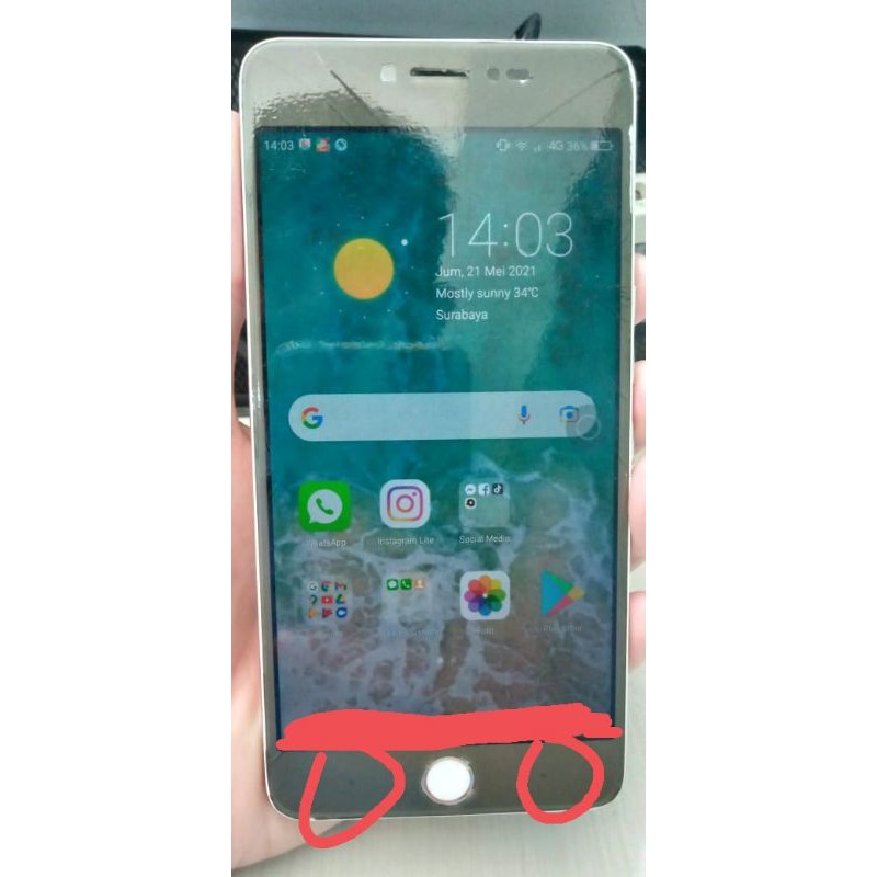 Advan G2 32gb, ada minus