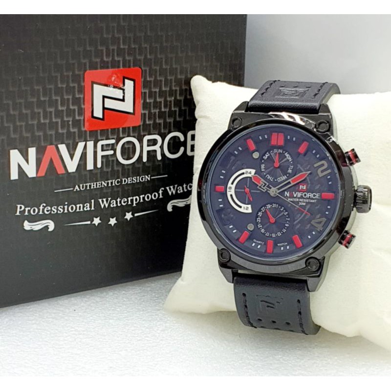 Jam Tangan Pria Analog Chronograph Naviforce 9068 Original