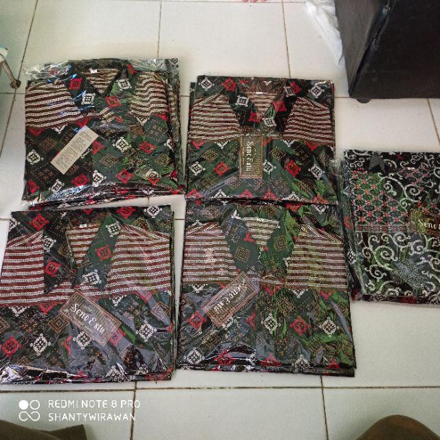 Atasan Batik Dolby Dolbi Dobby Doby Tenun Sutra Tulis Halus Katun Atbm Baron ,sarombit Atasan