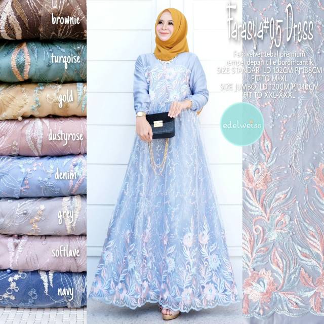 Gamis Kondangan Super Jumbo xxxl Ld 130cm Farasya Dress #95 Gamis Brukat Jumbo Gamis Lebaran Terbaru Dress Muslimah Gaun Pesta Gamis Seragam Pernikahan Outfit Bridesmaid Gamis Broklat Jumbo Wanita xxxl Outfit Kondangan Wedding Dresses Modern Warna Rose