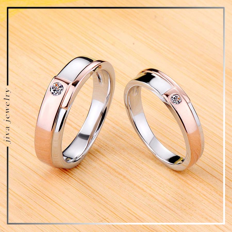 CINCIN TUNANGAN COUPLE NIKAH PERAK PRIA/WANITA - J039
