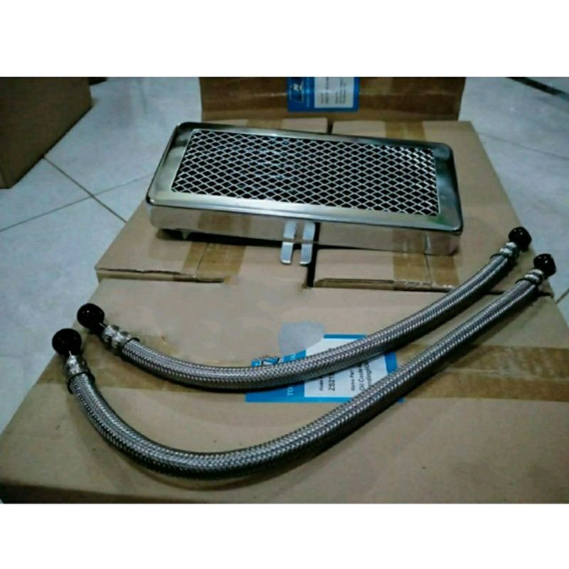 Oil cooler tossa  oil coller viar oil coler tossa oil coller chrom oil coler set selang oil coller