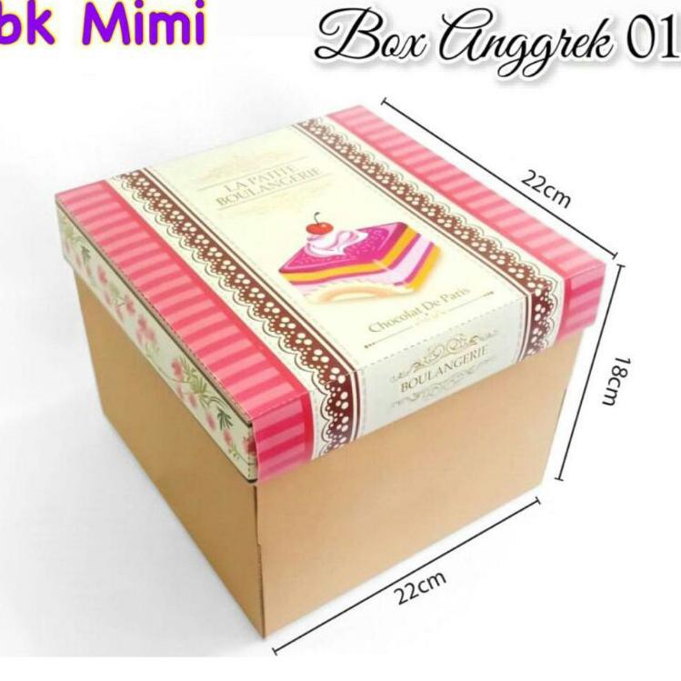 

Terbaru Dus Box Kue Tart 22cm .,.,.