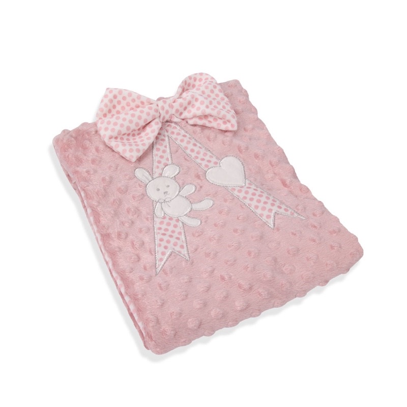 BABY K2 - Blanket Baby Minky Motif Cutes Ribbon