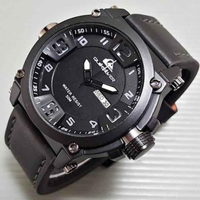 Laris jam tangan pria murah,,> Jam Tangan Pria Quicksilver Leather Surf Quicksilver Kulit BARANG