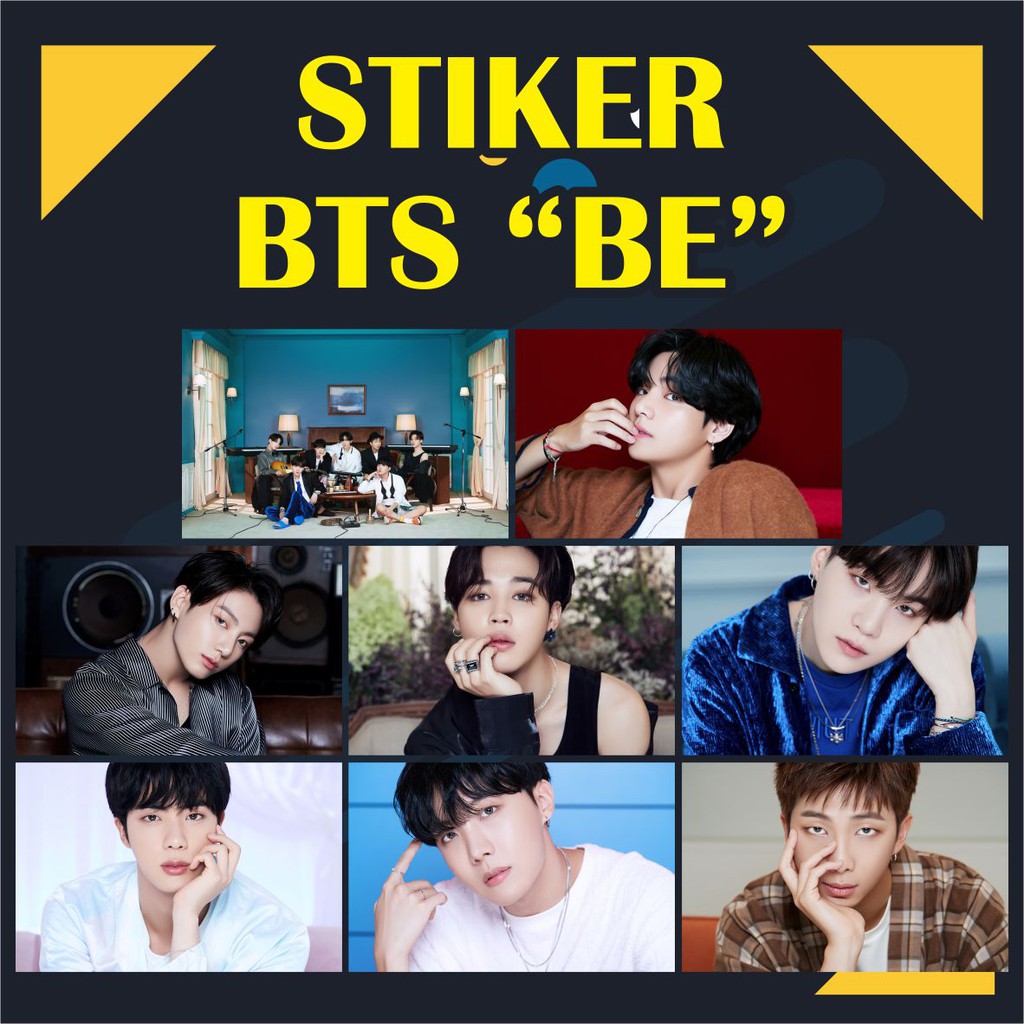 (READY STOCK) STIKER BTS BE KPOP MURAH