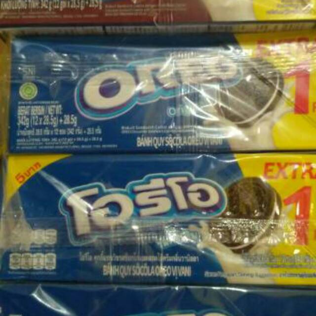 Oreo kemasan pack isi 12