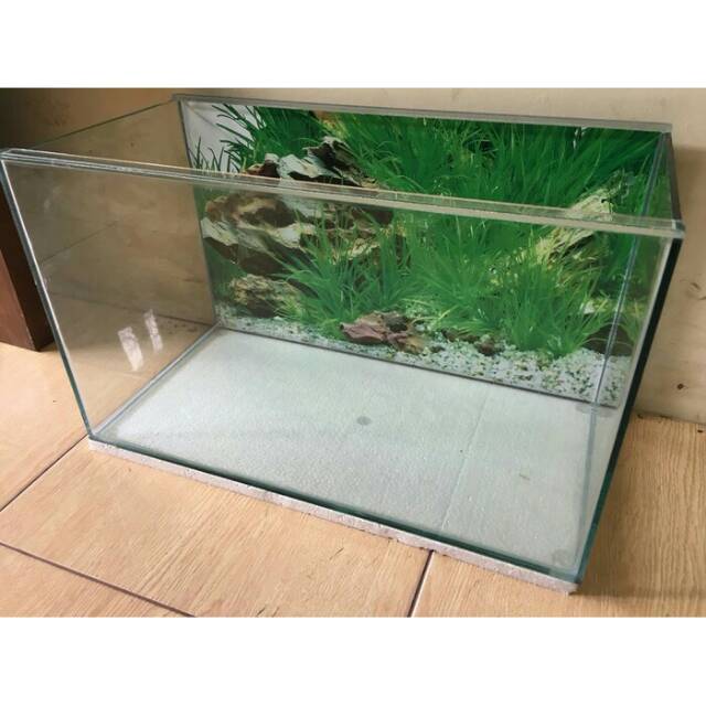  aquarium  akuarium kaca ukuran  50 x 25 x 30 cm aquascape 