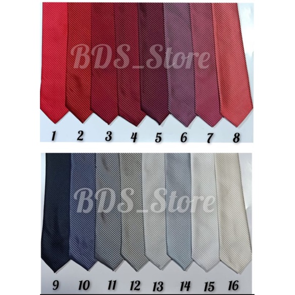 Dasi pria motif salur 3 inchi banyak warna