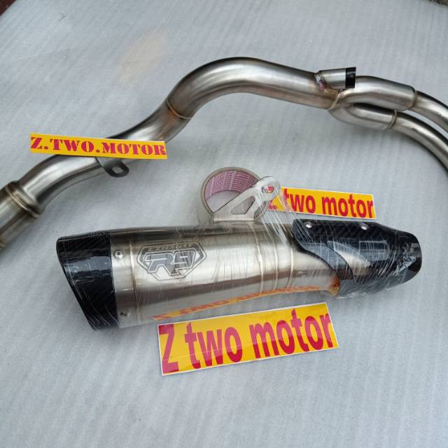 Knalpot R9 ninja 250 fi original knalpot racing R9 h2 ninja 250 2013-2017