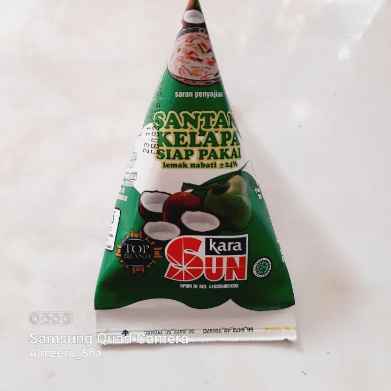 

SUN KARA Santan Kelapa Siap Pakai 65gram || Santan Kelapa Kara Sun 65 gram